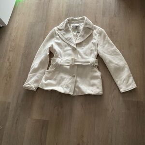 Women's Cream Jacket by Kenneth Cole